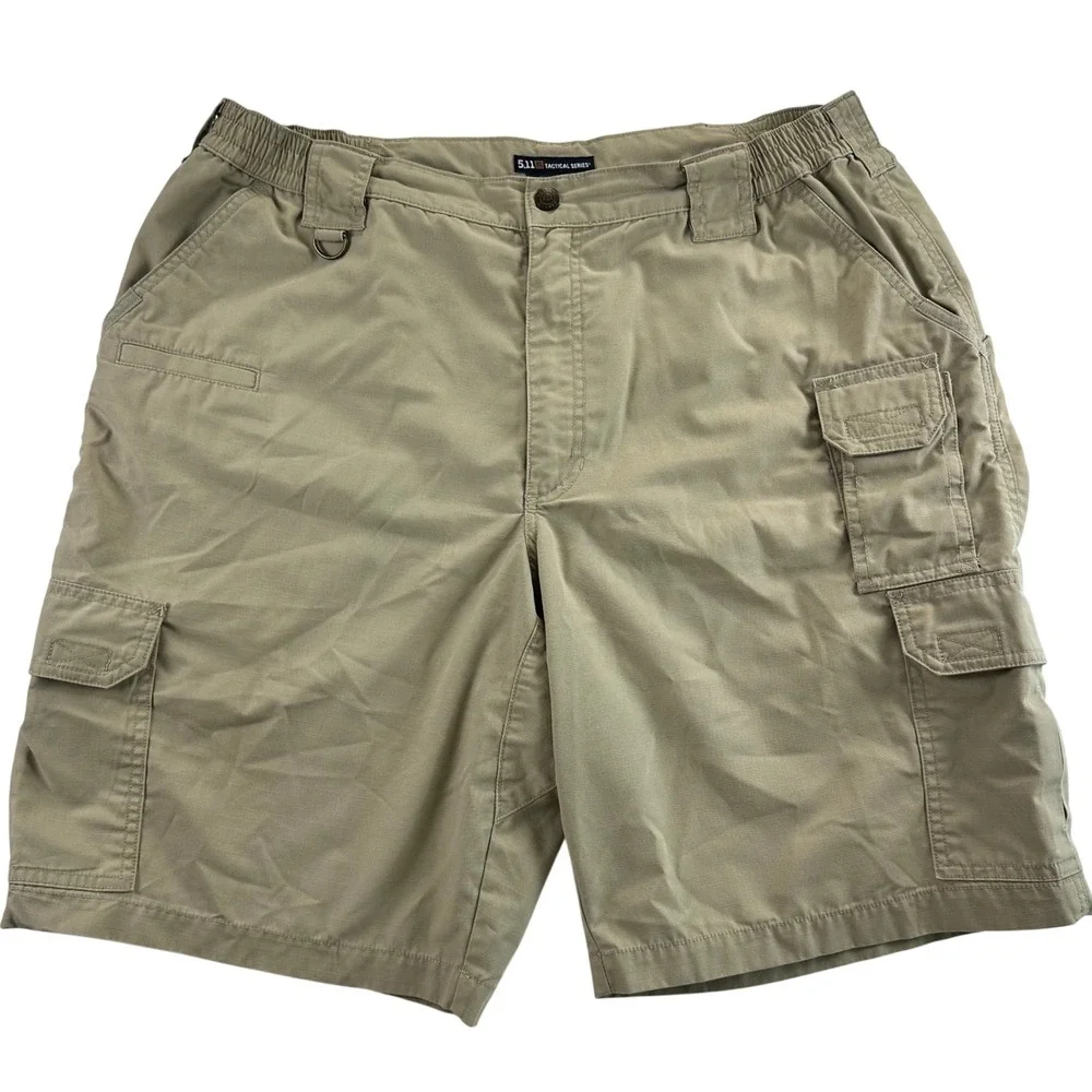 5.11 Tactical Taclite Pro Mens 38 Khaki Tan Ripstop Cargo Shorts Utility Hiking